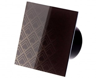„Veroni Glass 120 S“ (buitinis ventiliatorius) „Black Black Diamonds“